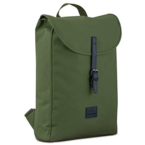 Sac à dos style moto Vintage en toile Johnny Urban, vert