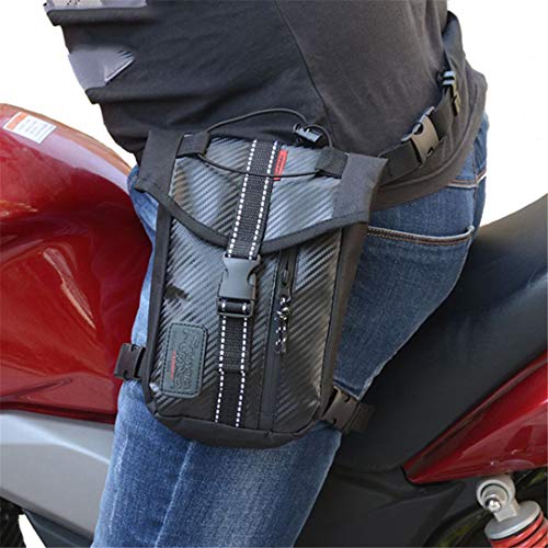 Sac de Jambe Moto pour Hommes Femmes, Sacoche Cuisse Moto