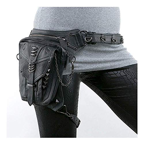 Sac de jambe gothique moto femme