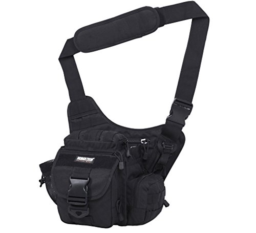 Sac de jambe tactique noir Seibertron