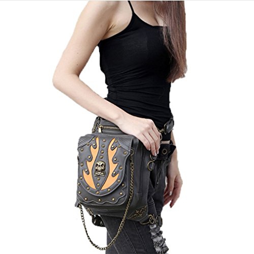 Sac de jambe Steampunk moto femme