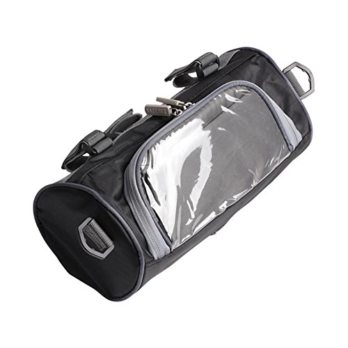 Sacoche guidon moto en matière synthétique transparente pour GPS ou téléphone