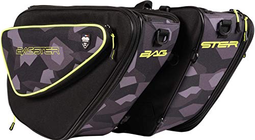 Sacoches cavalières moto modernes et tendance camo Bagster