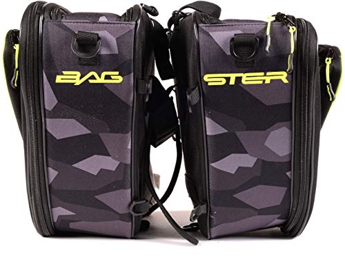 Sacoches cavalières moto tendance Bagster imprimé camo et extensibles